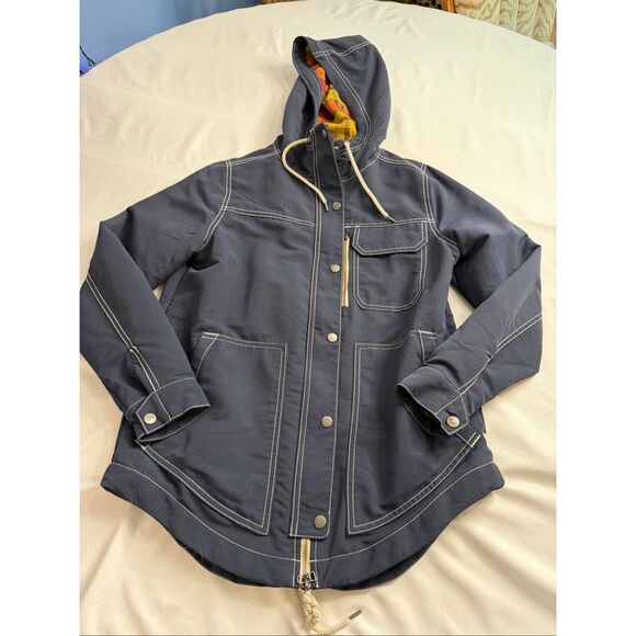 Toad&Co Jackets & Blazers - Toad & Co. Foster Pass Parka Flannel Lined Fall Chore Jacket Size XS